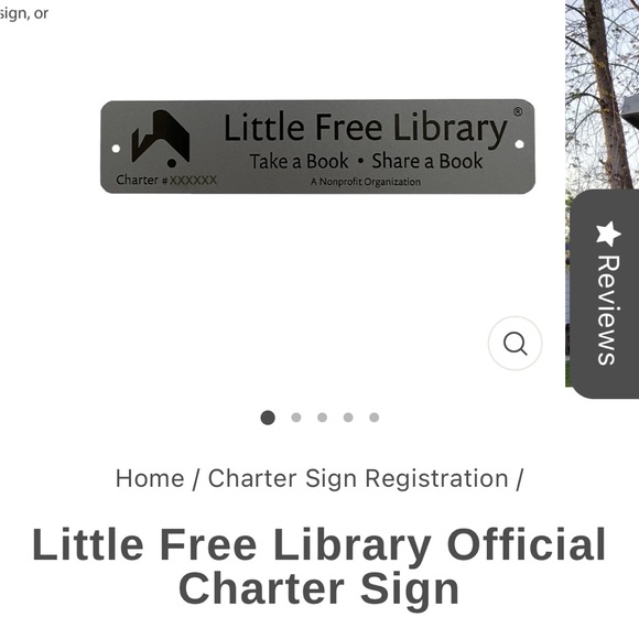 Little Free Library charter signs Bundle LOT - Picture 5 of 8